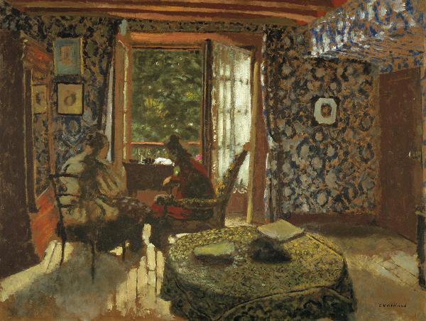 PictureInterieur. Oil painting by Edouard Vuillard.