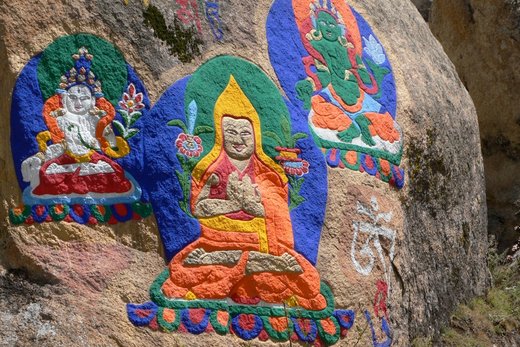 Tibetan Buddhist rock art