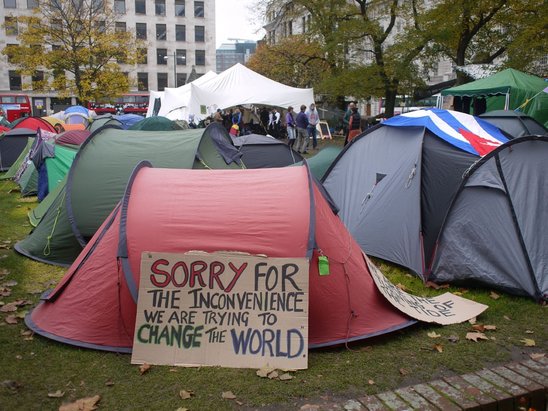 Occupy tent 