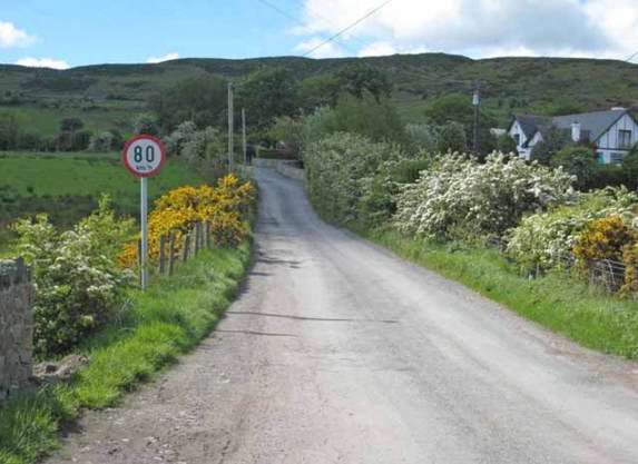 Photograph of the current border between Norther Ireland, UK and the Republic of Ireland, EU